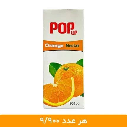 نکتار پرتقال پاپ آپ 200 میلی لیتر - 18 عددی