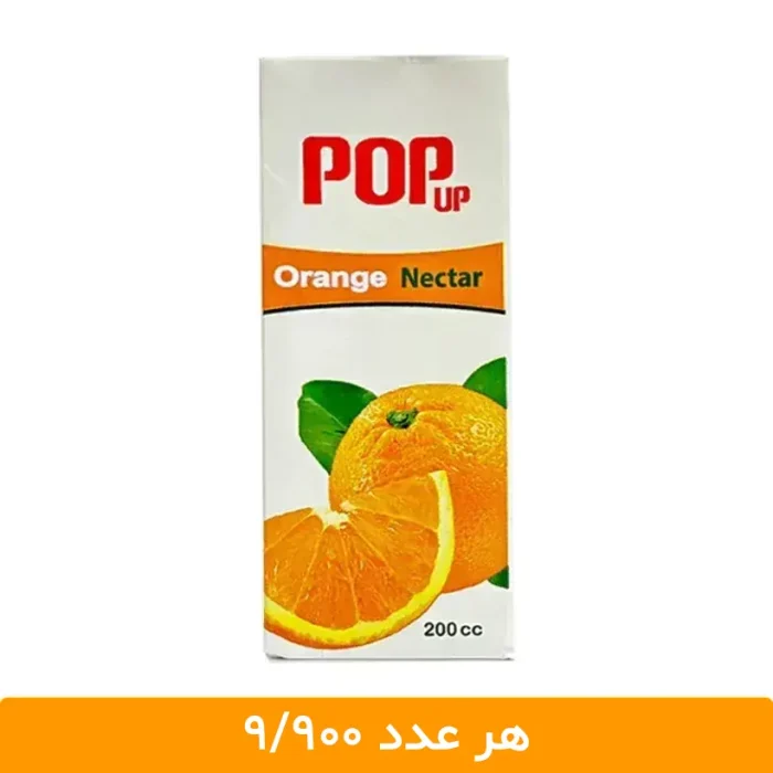 نکتار پرتقال پاپ آپ 200 میلی لیتر - 18 عددی