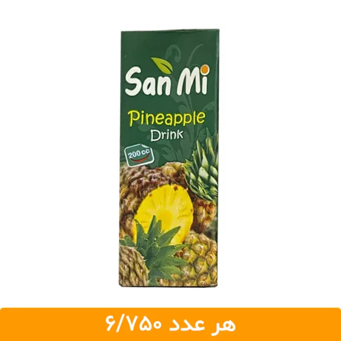 آبمیوه سان می آناناس 18 عددی - قیمت آبمیوه کوچک