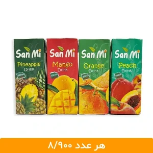 پک ترکیبی آبمیوه سان می 18 عددی