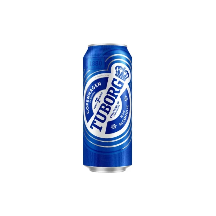 آبجو توبورگ بدون الکل Tuborg - شل 24 عددی آبجو - عمده فروشی شهر عمده