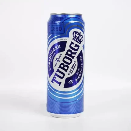 آبجو توبورگ Tuborg بدون الکل - 24 عددی توبورگ آبی - عمده فروشی شهر عمده