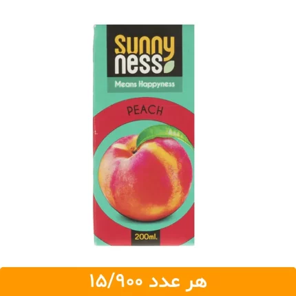 آبمیوه پاکتی هلو سانی نس - بسته 18 عددی