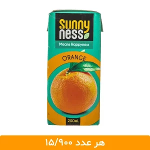 آبمیوه پاکتی پرتقال سانی نس 200 میلی لیتر - 18 عددی