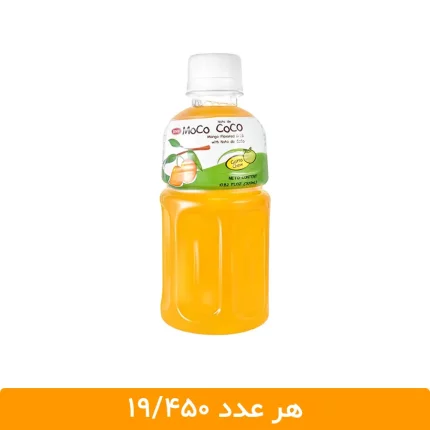 آبمیوه انبه با تکه های نارگیل موکو موکو (طرح موگو موگو) - بسته 12 عددی