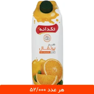 نکتار پرتقال تکدانه 1 لیتری - بسته 3 عددی