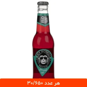 نوشابه آیسی مانکی آلبالو 250 میلی لیتر - 12 عددی