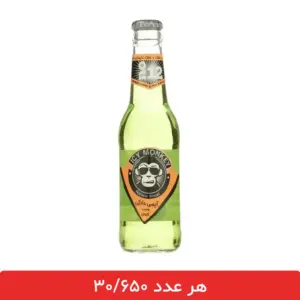 نوشابه آیسی مانکی سیب کیوی 250 میلی لیتر - 12 عددی
