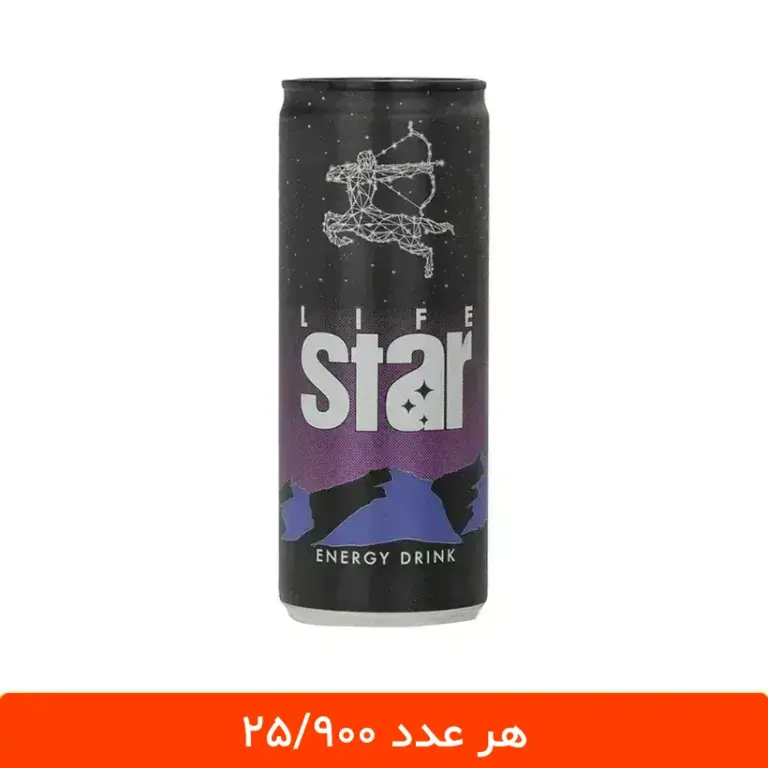 نوشابه انرژی زا لایف استار 250 میلی لیتر - 12 عددی