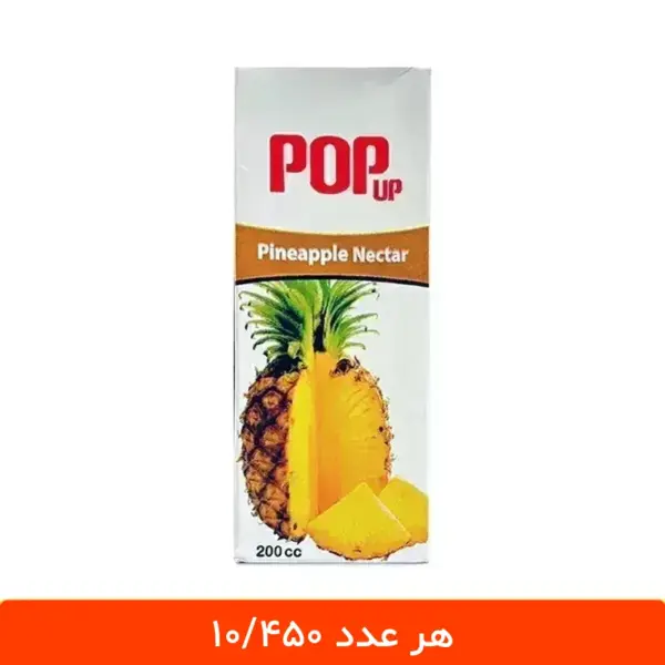 نکتار آناناس پاپ آپ 200 میلی لیتری - بسته 18 عددی