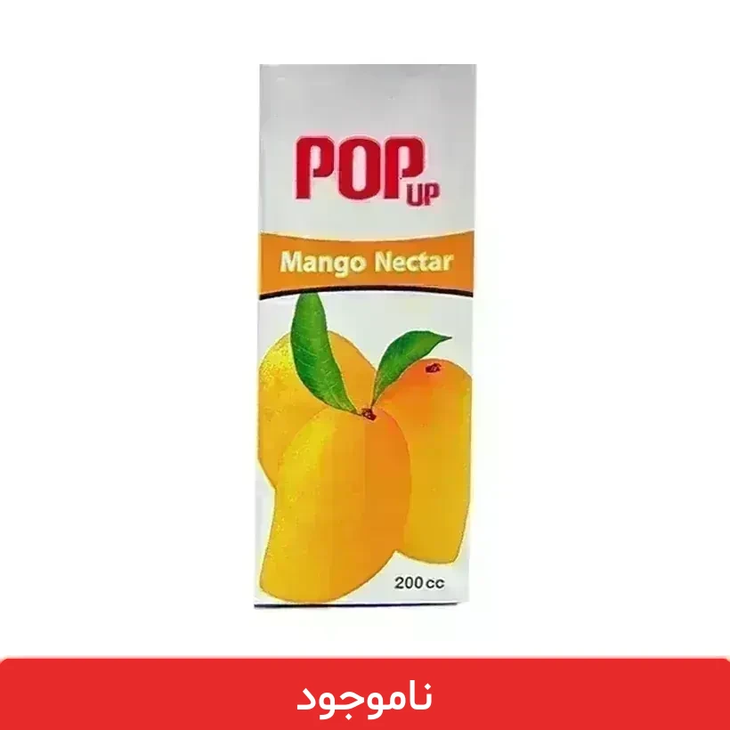 popup-anbe2 نکتار انبه پاپ آپ 200 میلی لیتری - بسته 18 عددی