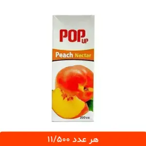 نکتار هلو پاپ آپ 200 میلی لیتری - بسته 18 عددی