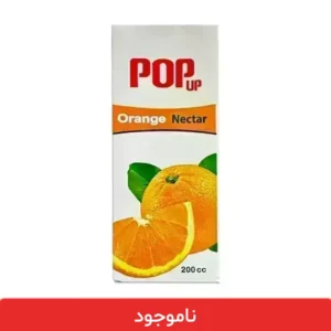 نکتار پرتقال پاپ آپ 200 میلی لیتری - بسته 18 عددی