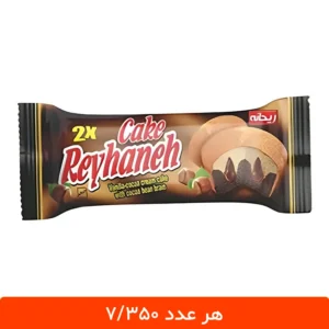 کیک دوقلو ریحانه 55 گرم - بسته 36 عددی