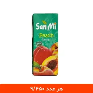 آبمیوه سان می هلو 18 عددی - قیمت آبمیوه کوچک