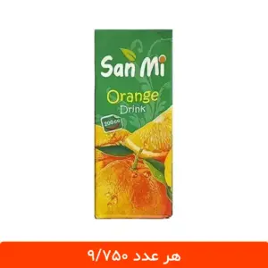 آبمیوه سان می پرتقال 18 عددی - قیمت آبمیوه کوچک