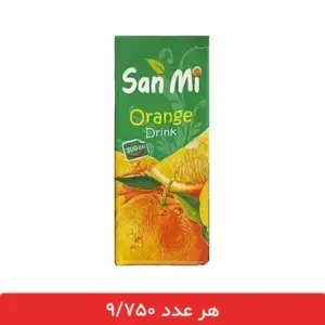 آبمیوه سان می پرتقال 18 عددی - قیمت آبمیوه کوچک
