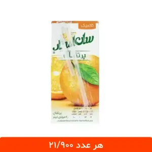 آبمیوه پاکتی پرتقال سان استار - بسته 18 عددی