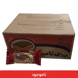 کیک تی تاپ سالمین 50 گرم - بسته 36 عددی