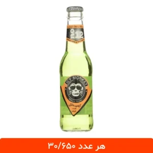 نوشابه آیسی مانکی سیب کیوی 250 میلی لیتر - 12 عددی