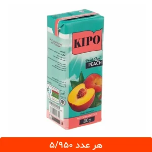 آبمیوه هلو کیپو 200 میلی لیتر - 18 عددی