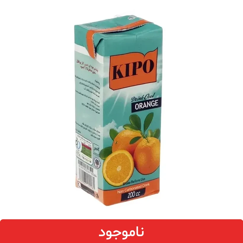 Keepo-Portghal-p آبمیوه پرتقال کیپو 200 میلی لیتر - 18 عددی