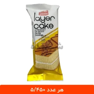 کیک لایه ای تی تاپ سیمرغ موزی 45 گرم - 36 عددی