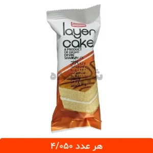 کیک لایه ای تی تاپ سیمرغ پرتقالی 45 گرم - 36 عددی