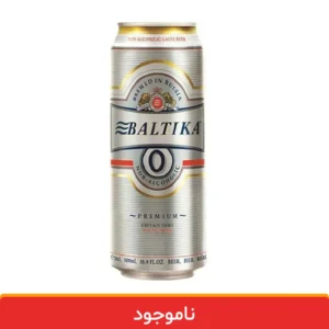 آبجو بالتیکا بدون الکل روسی - قوطی 500 میلی لیتر 12 عددی