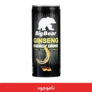 نوشابه انرژی زا بیگ بیر جنسینگ 240 میلی لیتر - 12 عددی