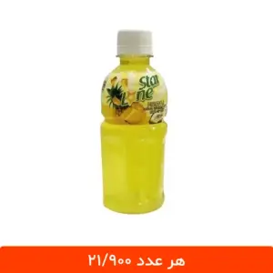 آبمیوه آناناس با تکه های نارگیل لون استار 12 عددی - طرح موگو موگو