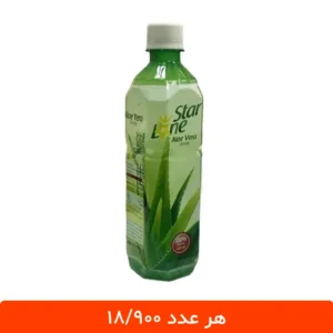 نوشیدنی آلوئه ورا لون استار حجم 500 میلی لیتر 10 عددی