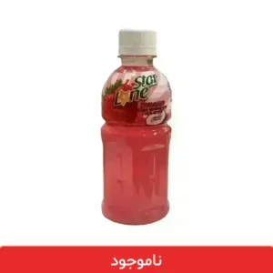 آبمیوه توت فرنگی با تکه های نارگیل لون استار 12 عددی - طرح موگو موگو