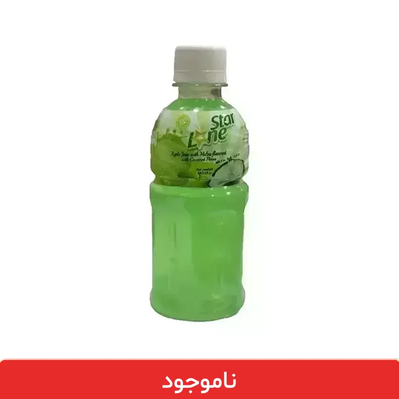 lusib آبمیوه سیب طالبی لون استار با تکه های نارگیل - بسته 12 عددی