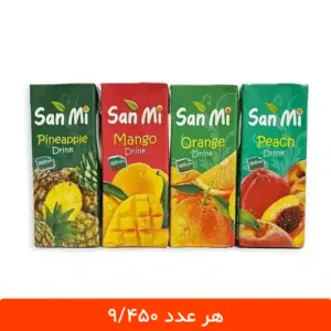 پک ترکیبی آبمیوه سان می - 18 عددی