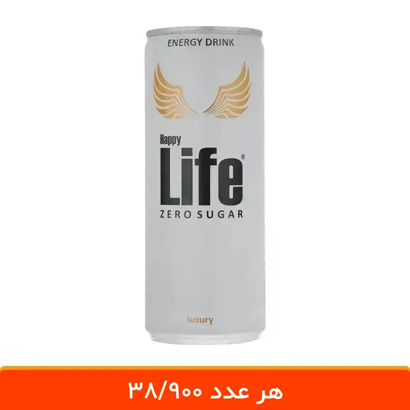 shahromde-price-template-11-1-1 نوشابه انرژی زا هپی لایف بدون قند (زیرو) -12 عددی