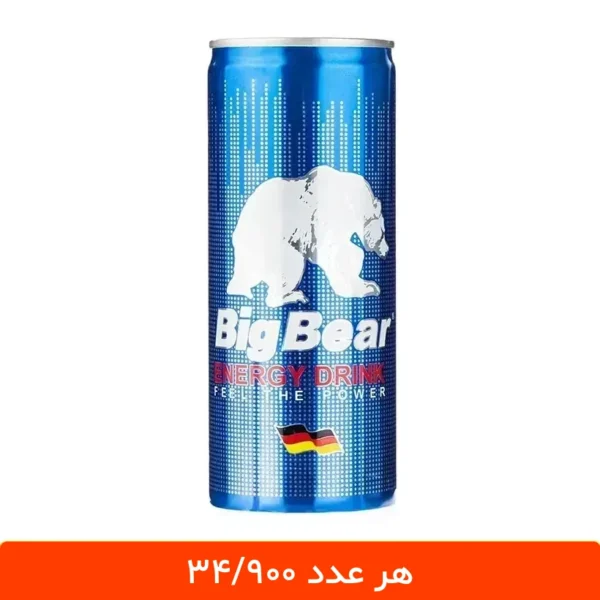 نوشابه انرژی زا بیگ بیر big bear 250 میلی لیتر - 12 عددی