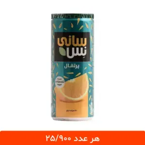 آبمیوه پرتقال سانی نس قوطی 240 میلی لیتری - 12 عددی