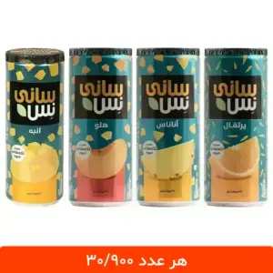 پک ترکیبی آبمیوه‌ قوطی سانی نس - 12 عددی