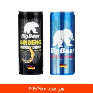 پک نوشابه انرژی زا بیگ بر big bear - بسته 12 عددی