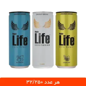 پک ترکیبی انرژی زا هپی لایف رژیمی - بسته 12 عددی
