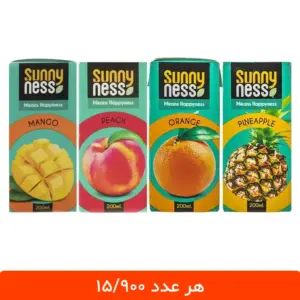 پک ترکیبی آبمیوه پاکتی سانی نس - بسته 18 عددی
