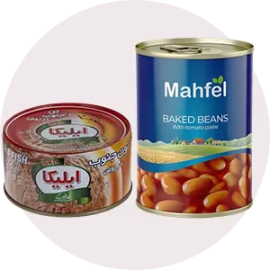 کنسرو غذای آماده - کنسرو تن ماهی کنسرو لوبیا