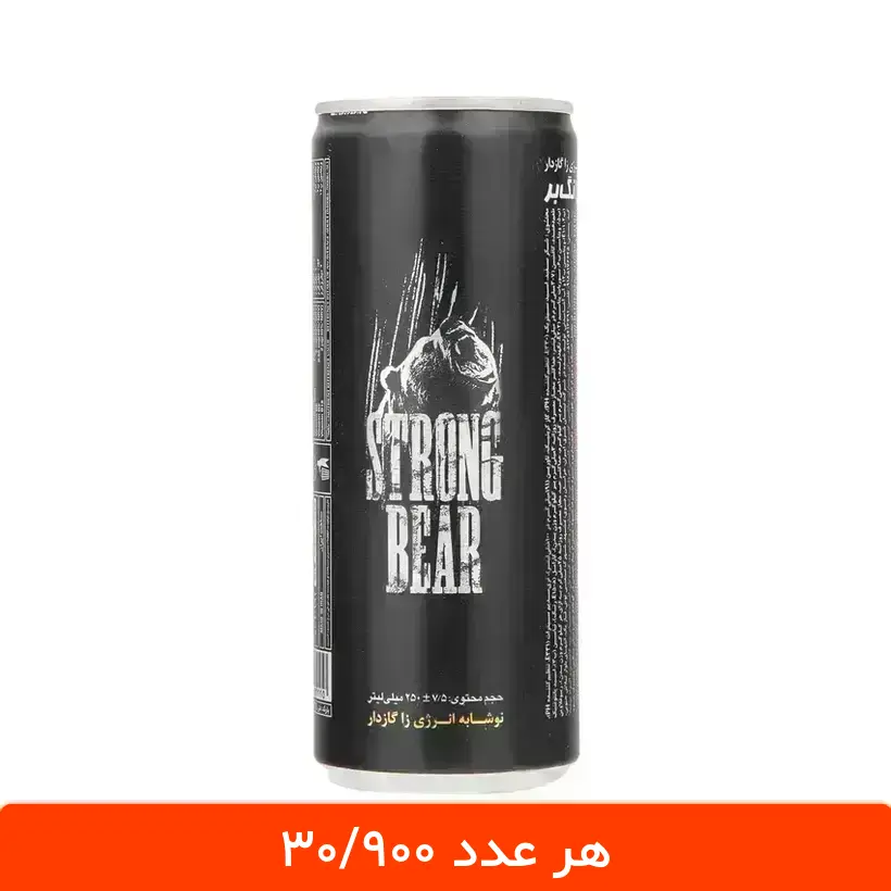 113445717 نوشابه انرژیزای استرانگ بر (Strong Bear) - بسته ۶ عددی