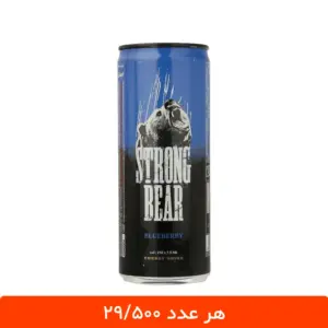 نوشابه انرژی‌ زا استرانگ‌ بر بلوبری Strong Bear - بسته ۶ عددی