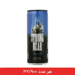 نوشابه انرژی‌ زا استرانگ‌ بر بلوبری Strong Bear - بسته ۶ عددی