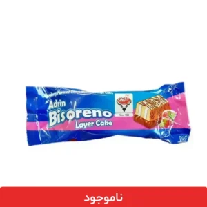 کیک لایه‌ای بیس اورنو طعم توت فرنگی آدرین - بسته 24 عددی