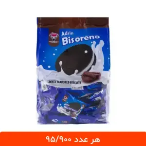 بیسکوئیت پاکتی کاکائویی آدرین با کرم قهوه - بسته 6 عددی