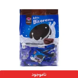 بیسکوئیت پاکتی کاکائویی آدرین با کرم قهوه - بسته 6 عددی