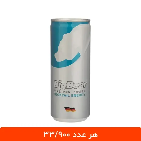 نوشابه انرژی زا بیگ بر بلوبری 240 میلی لیتر - 12 عددی